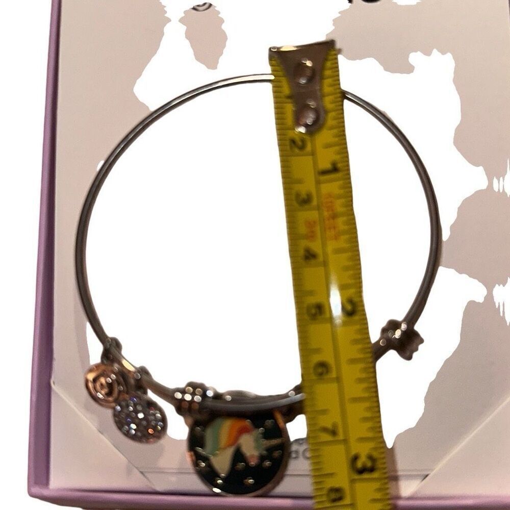 *NEW * Believe In Your Magic Love This Life Stainless Steel Bangle 7cm - Picture 7 of 11